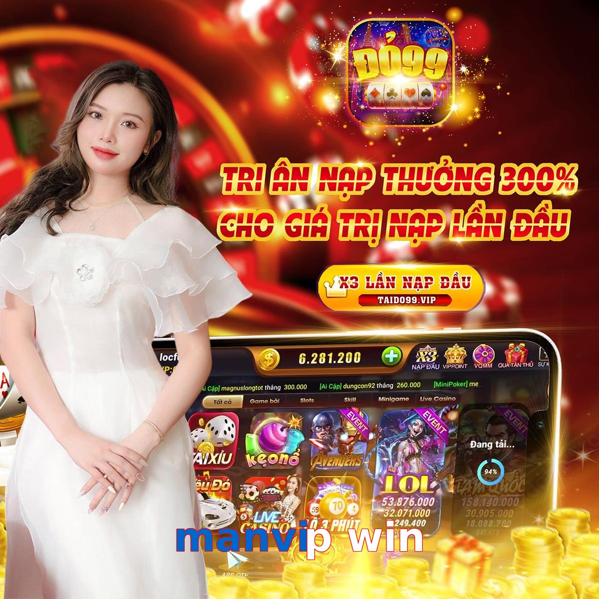 manvip win