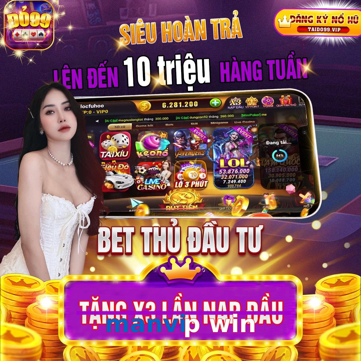 manvip win